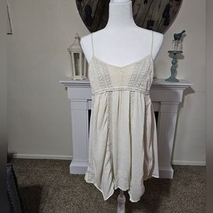 American Eagle Cream Summer Dress
